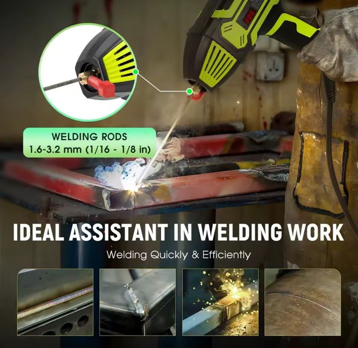 Máquina de Soldar Portátil ARC 20-200A – Formato Pistola Ultra-Leve