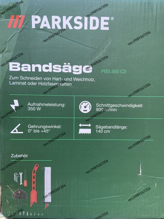 Стрічкова пила по дереву, ленточная пила, PARKSIDE  НІМЕЧЧИНА