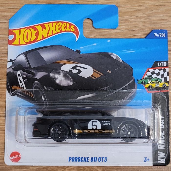 Porsche 911 GT3 czarny Hot Wheels