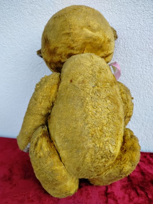 Stary miś trociniak przedwojenny stara zabawka