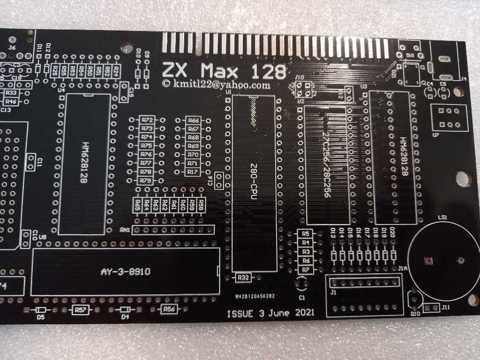 Płytka PCB ZX Max 128, rev.3