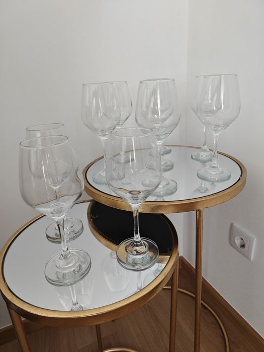 Conjunto de 10 copos de Vinho