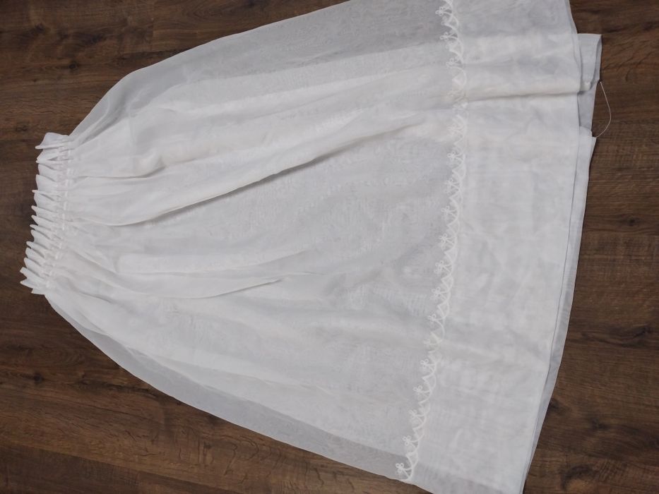 Firana na taśmie marszczącej 120 cm x 430 cm