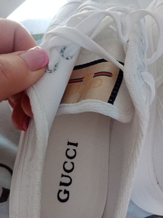 Trampki białe premium Gucci nowe