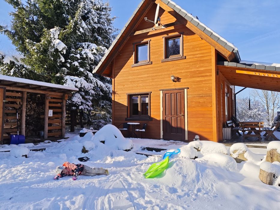 Ferie zimowe Karkonosze – domek 6 os. z sauną | Rodzinny, drewniany