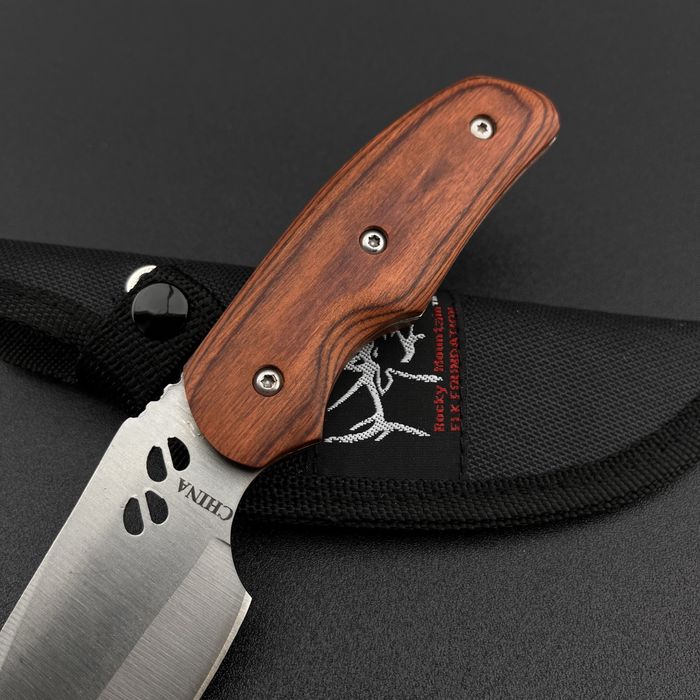 Ніж мисливський туристичний шкуродер Buck Нож охотничий шкуросъемный