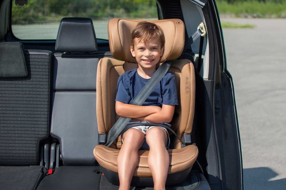 FOTELIK Samochodowy 4BABY APP-FIX Isofix 100-150CM 15-36KG ODCHYLANY