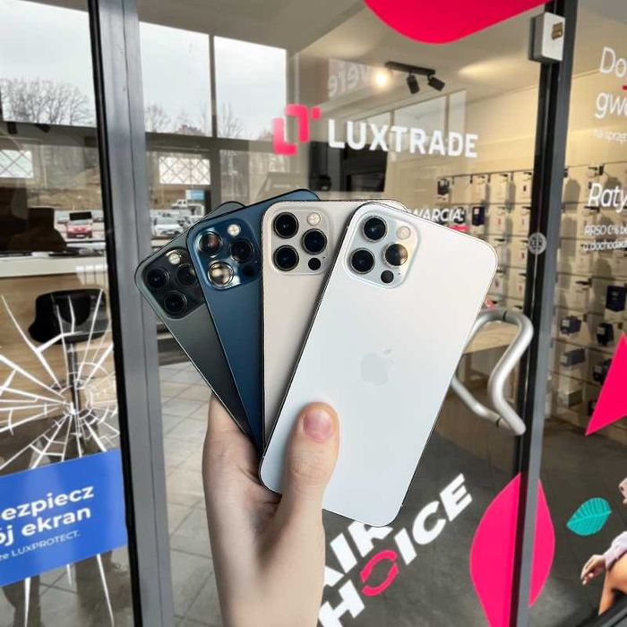 JAK NOWY | IPHONE 12 PRO MAX 128/256 | 2 lata gwarancji | Różne kolory