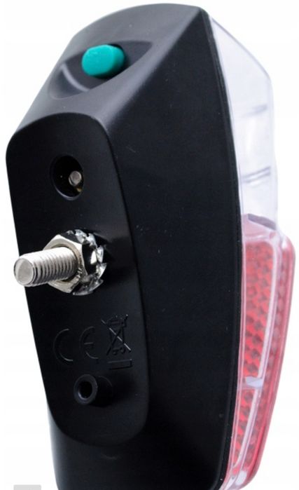 Lampka Rowerowa Super Led TYLNA.