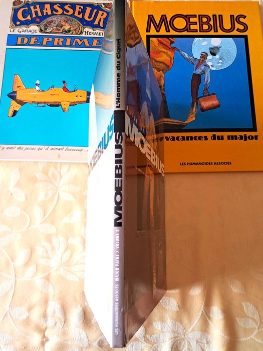 Livros BD - Moebius - Garage Hérmetique - Major Fatal 1 e 2 (francês)