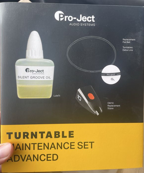 Комплект  Ortofon OM 10, мастило pro ject, пасік