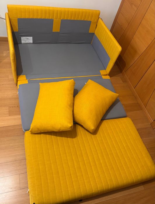 Sofá ikea FRIDHULT amarelo NOVO
