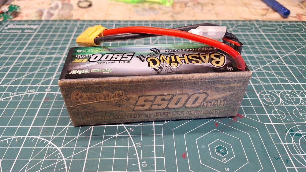 LiPo 4S 5500mAh, hard case XT90