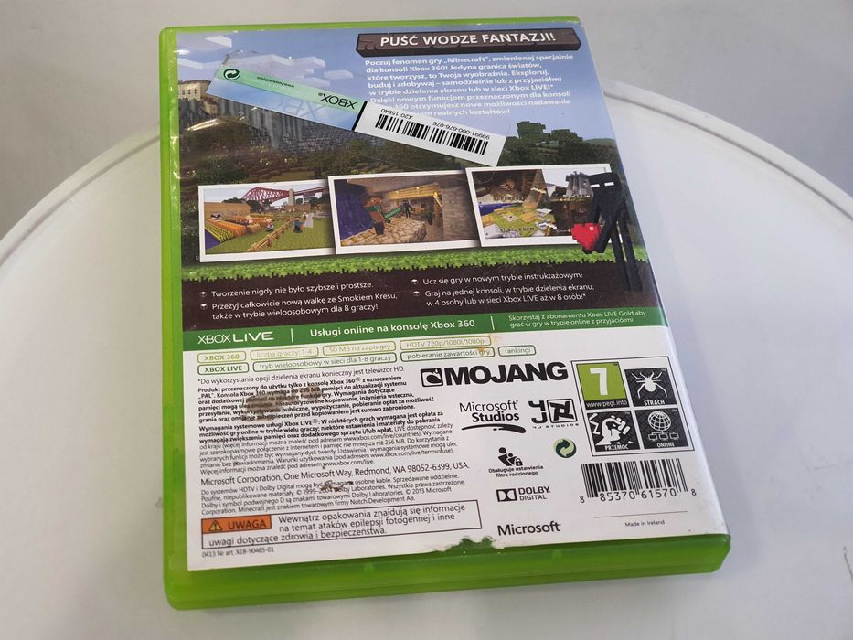 Minecraft Xbox 360 Sklep Zamiana