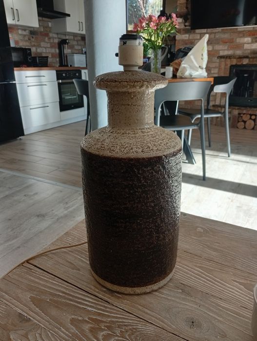 Lampa ceramika Soholm Denmark  stentoj lata 60
