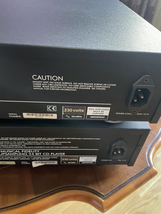 Продам CD и тюнер Musical fidelity A3.2 Пульт ДУ MF A5.5 новый.