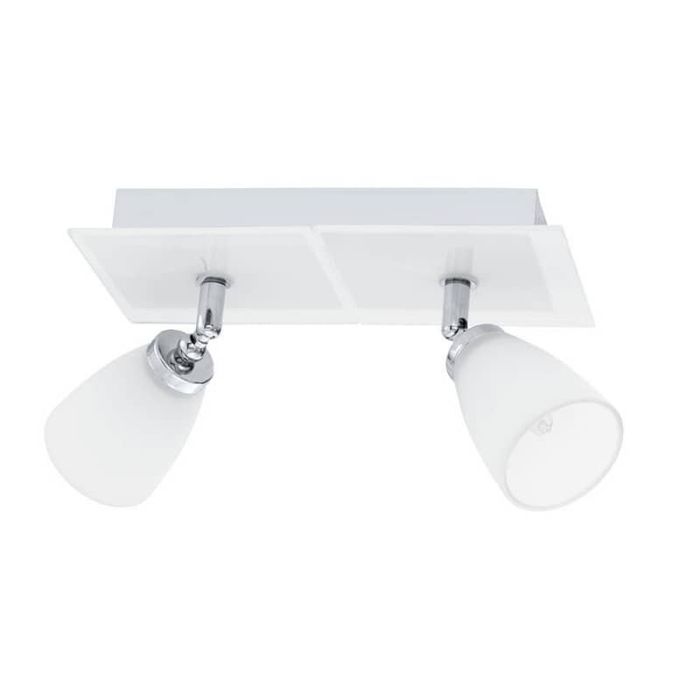 Lampa kinkiet sufitowy Eglo Katoro szkło 2xG9/40W