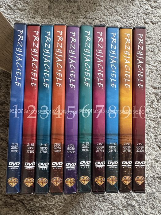 Przyjaciele kompletny serial na DVD sezon 1 do 10