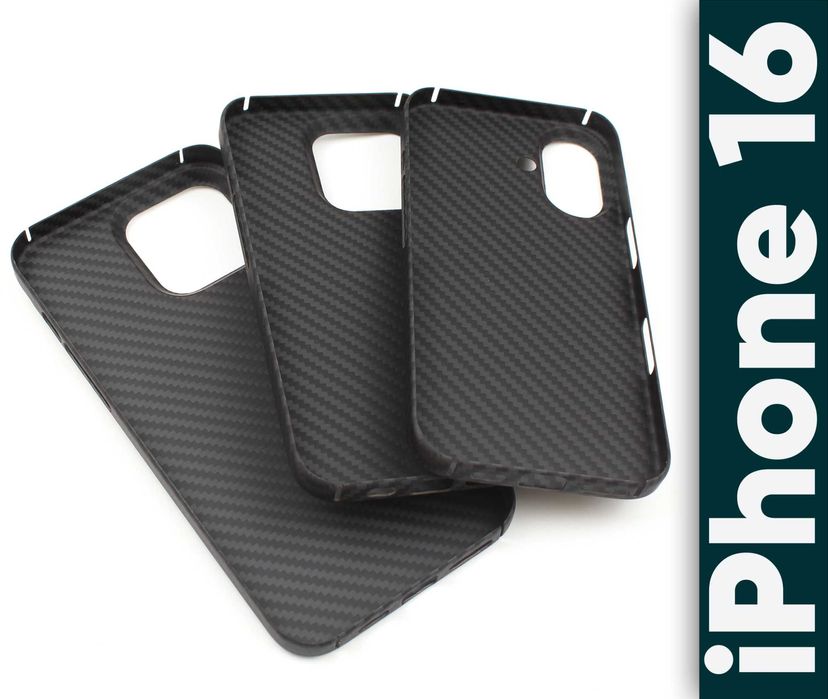 Карбоновий чохол iPhone 16 | 16 Pro | 16 Pro Max