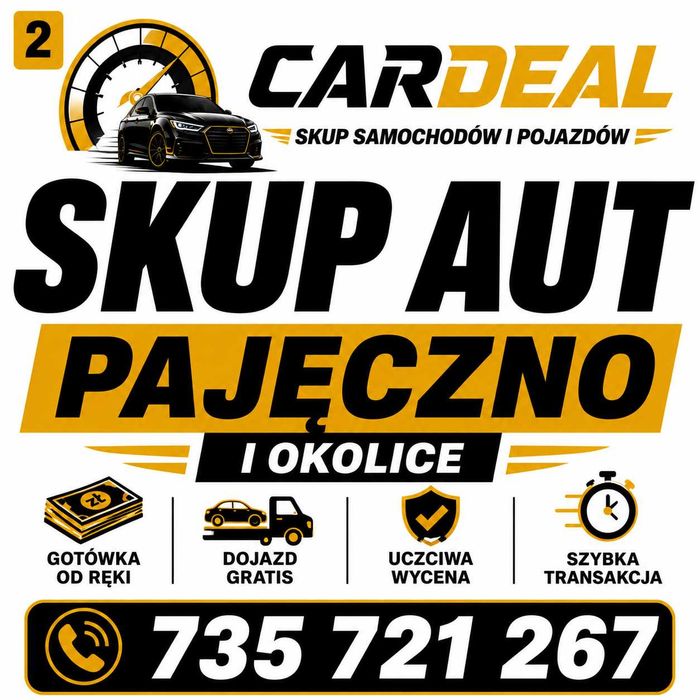 SKUP SAMOCHODÓW I  | GOTÓWKA OD RĘKI | dojazd do klienta gratis –CARDEAL