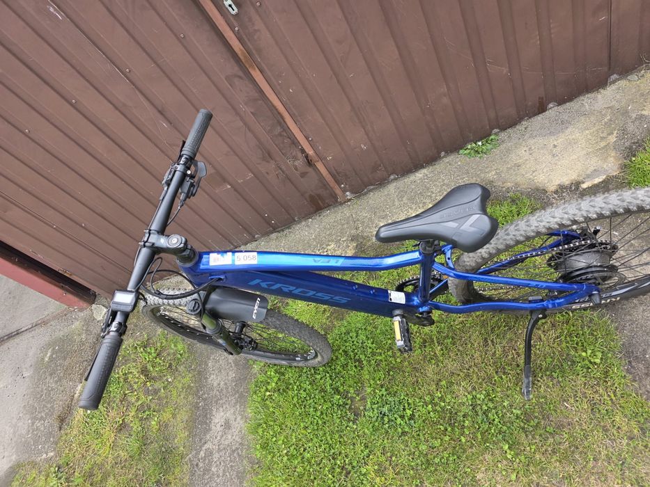 Rower elektryczny Kross – JAK NOWY (tylko 60 km!), komplet dokumentów