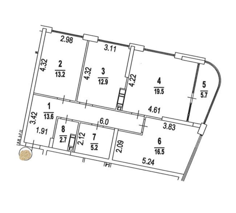 3-rooms apartment apartment by the address (area 90 m²) - Atlanta.ua - photo 24