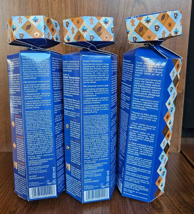 OnlyBio Wedel toner do włosów słony karmel + scrunchie xxl - 3 szt.