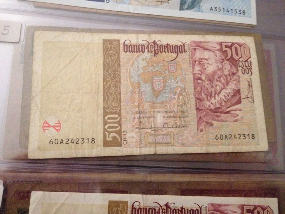 500$00 JOÃO de BARROS ,Setembro 1997 BEM Conservada  (BC) ver as foto