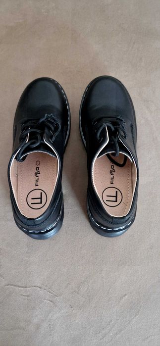 Buty glany, oksfordy Filippo roz. 36