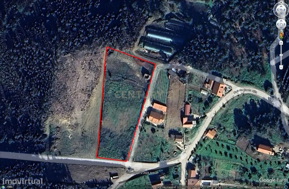 lote de Terreno 5000m2 Sertã-Vale dianteiro