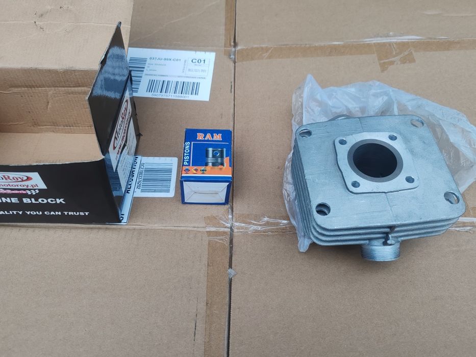 Cylinder Simson S51,S60 z tłokiem i pierścieniami i sworzniem 41mm komplet nowy