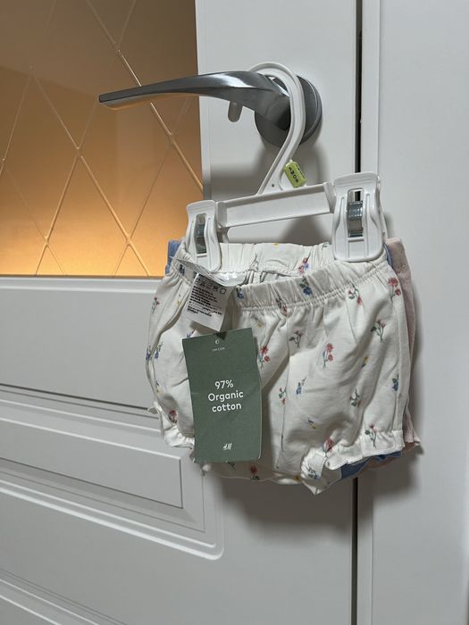 Шорти h&m для новонародженого, 0-1 м, 3 шт