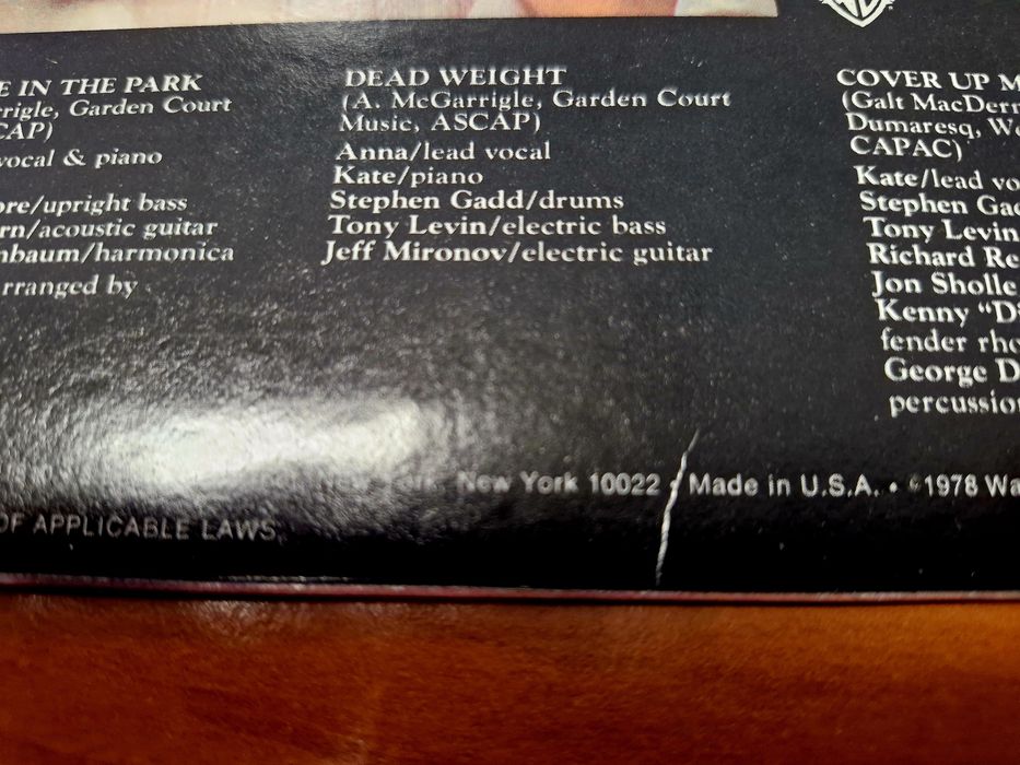 Kate & Anna McGarrigle – Pronto-Monto winyl 1978 USA
Winyl LP – Warner