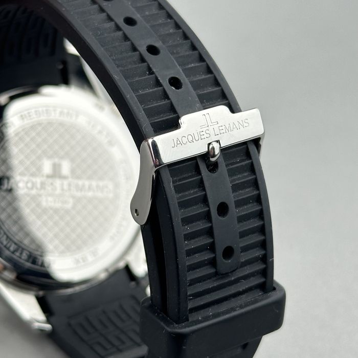Zegarek naręczny męski Jacques Lemans | biały chronograf