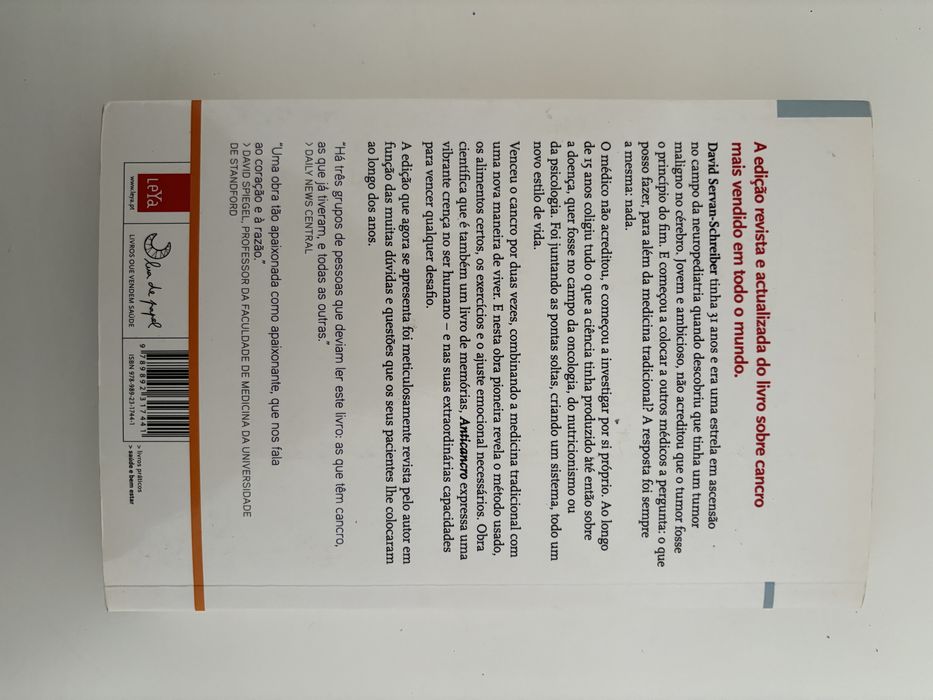 Livro “Anticancro”