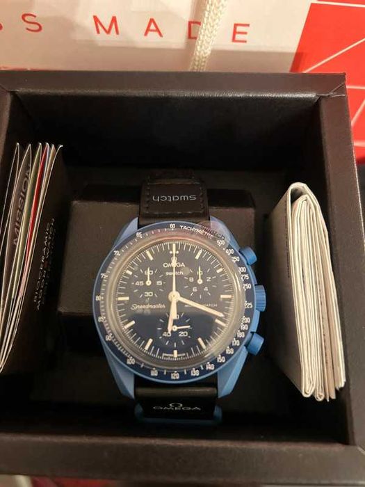 Omega x Swatch Neptune SO33N100 - Bioceramic Deep Blue Design