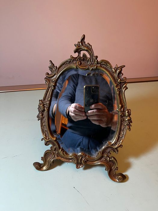 Espelho Antigo em Metal