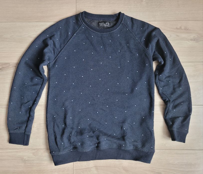 Granatowa bluza swetrowa Pull&Bear rozmiar S