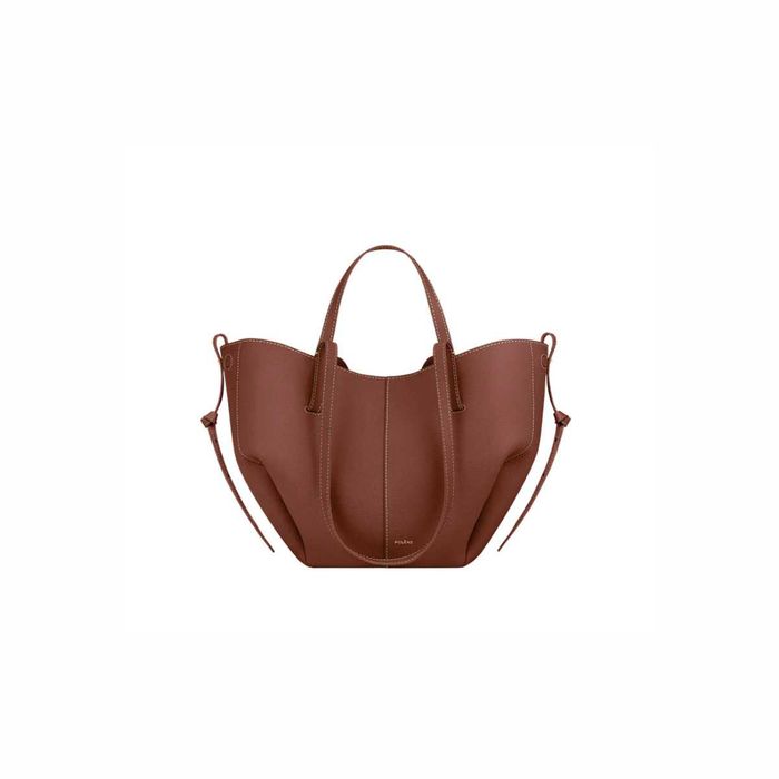 Сумка Polene Cyme Mini Edition Textured Cognac