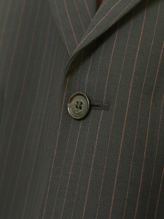 Elegancki garnitur męski w prążki Lantier (Vistula) 100% wełna (10)