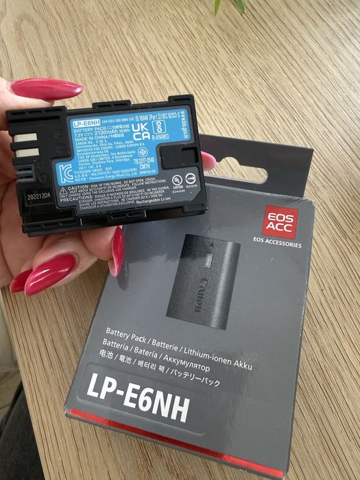 Nowy akumulator Canon LP-E6NH