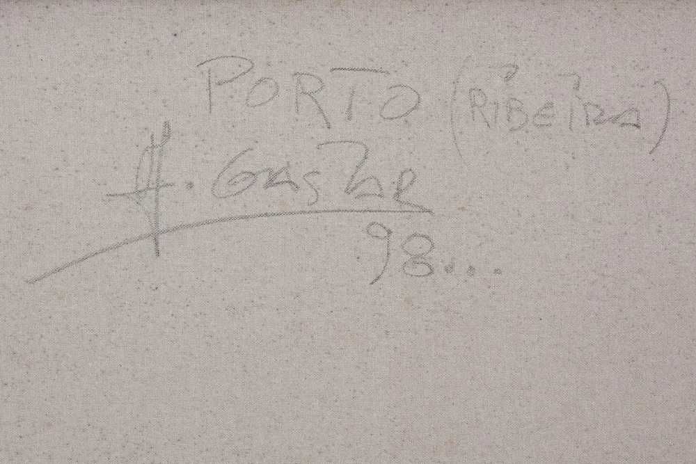 Ribeira - de António Gaspar (Acrílico sobre tela)