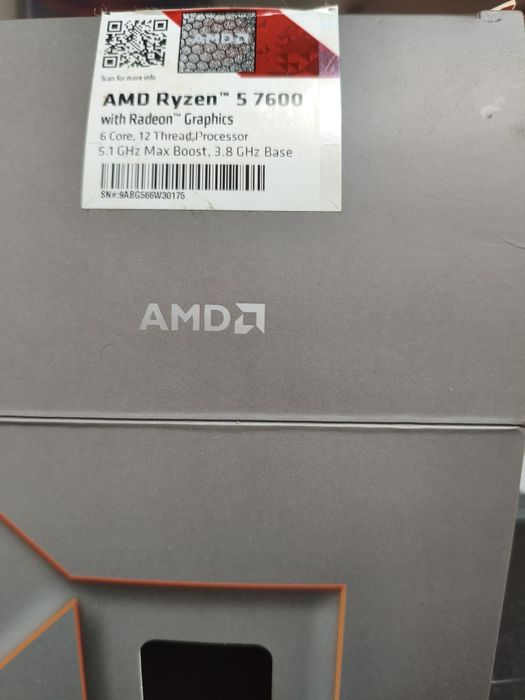 Vendo RYZEN 5 7600 COMO NOVO