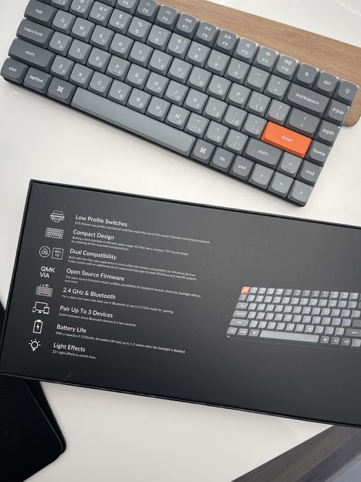 Keychron K3 Max RGB Hot-Swappable, gateron brown