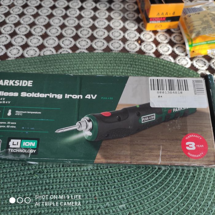 Lutownica akumulatorowe PARKSIDE. Sprzedam zamienię