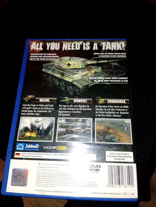 Panzer Elite Action: Fields of Glory PS2,