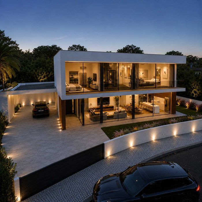 Moradia T4 de Arquitetura Contemporânea com Piscina e Vista Panorâmica – Chaves
