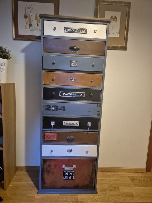 Komoda Loftowa w stylu Industrialnym.