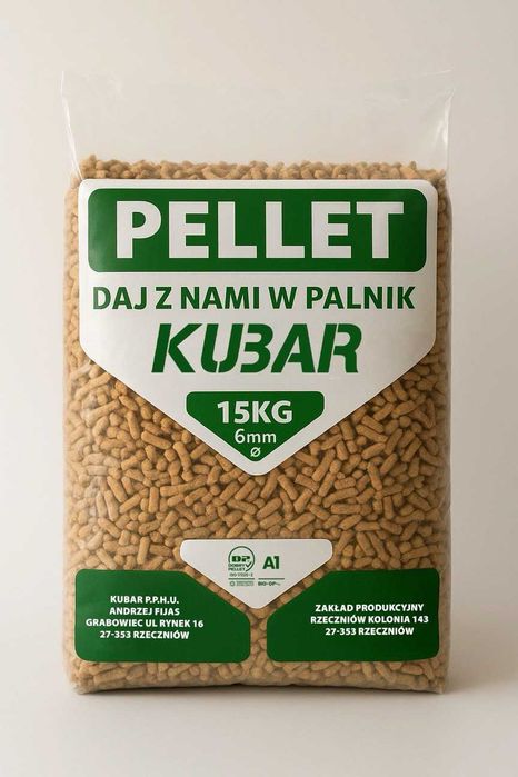 Pellet sosnowy KUBAR A1 (1005kg)  - daj z nami w palnik!