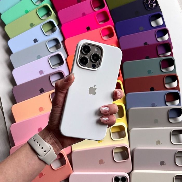 Силіконовий чохол для iPhone 18/17/16/15/14/13 | Чохол Silicone Case для iPhone | Усі моделі | Якісний силікон !